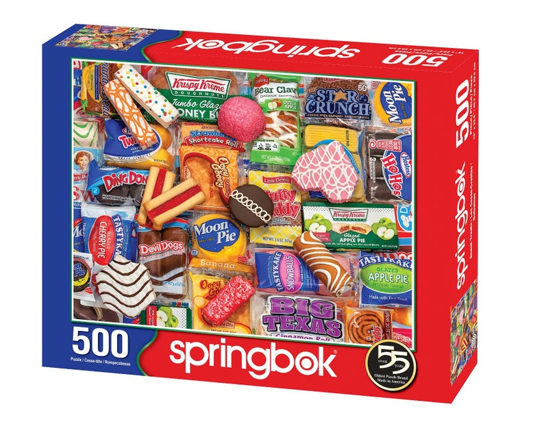 Springbok - Snack Treats - 500 Piece Jigsaw Puzzle- Nostalgic Photo of Our Favorite Snacks from Past - Image 2